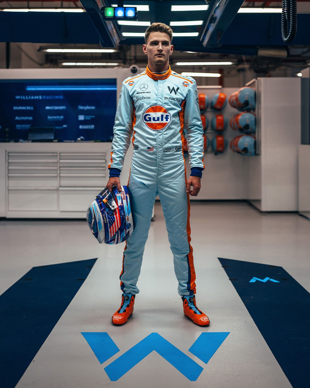 Logan Sargeant f1 Race suit 2022