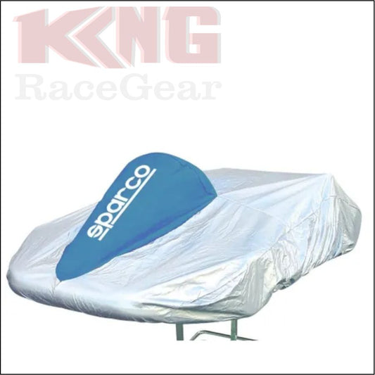Sparco Italy Kart Cover silver and blue