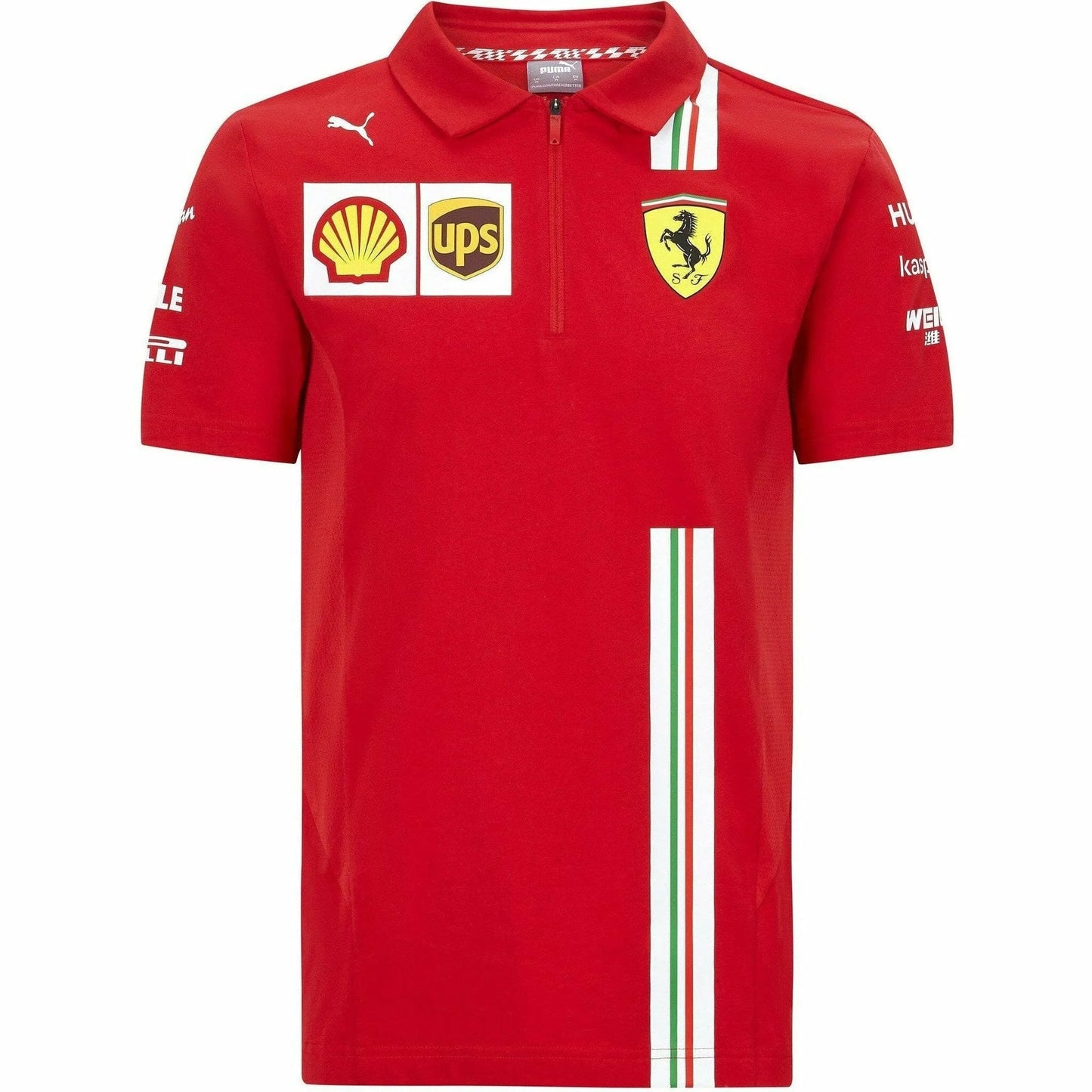 Scuderia Ferrari F1 Men's 2021 Team Polo Red