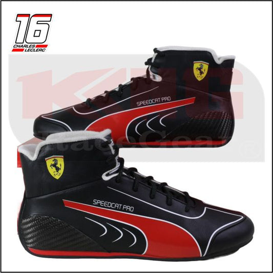 Charles Leclerc Scuderia Ferrari F1 Racing Shoes 2023