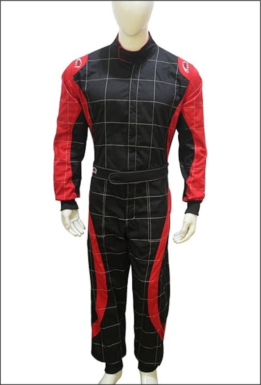 Indoor Karting Suit Black-Red