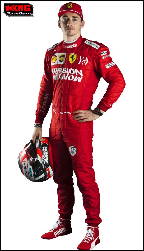 Charles Leclerc F1 Racing Suit 2019