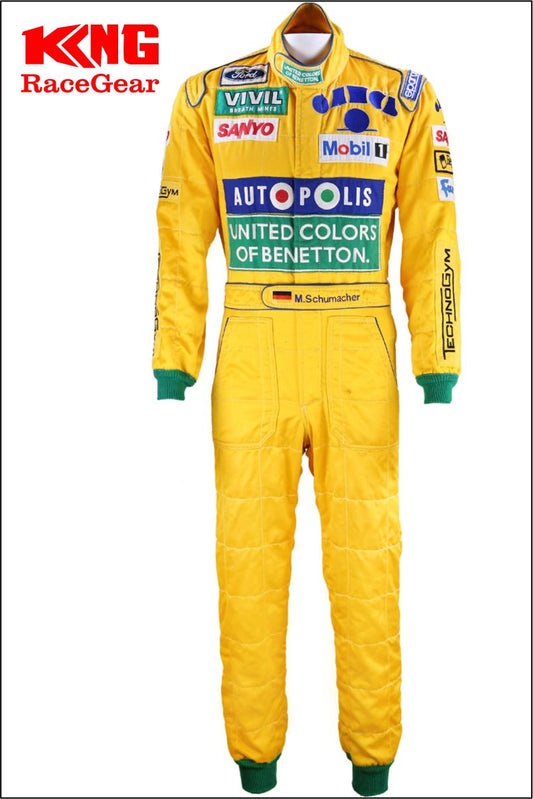 1992 Michael Schumacher German GP Benetton F1 Suit