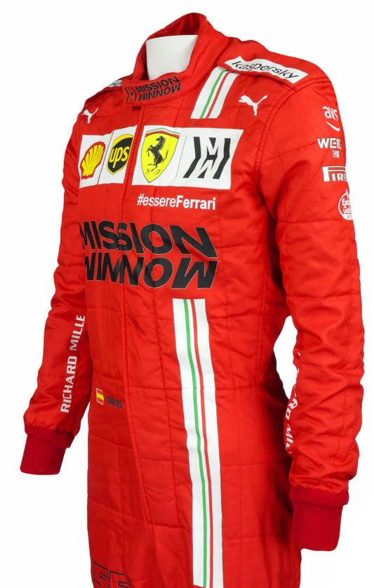 2021 Carlos Sainz Race Scuderia Ferrari F1 Suit