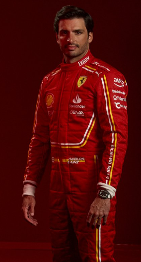 Carlos Sainz Scuderia Ferrari F1 Race suit 2024