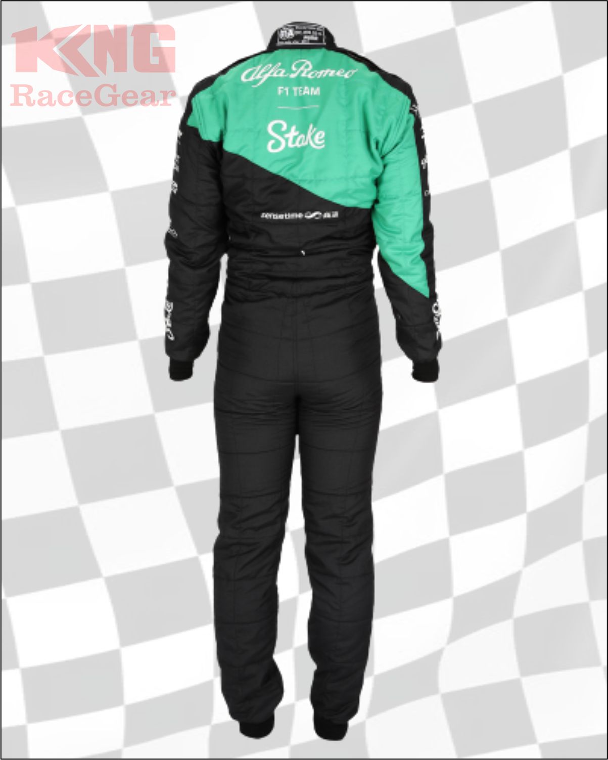 THEO POURCHAIRE 2023 ALFA ROMEO F1 TEAM RACE SUIT