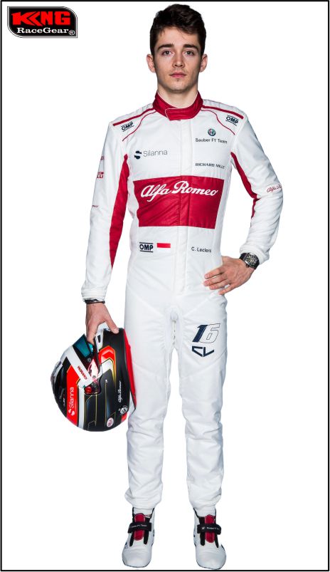 Charles Leclerc F1 Racing Suit 2018