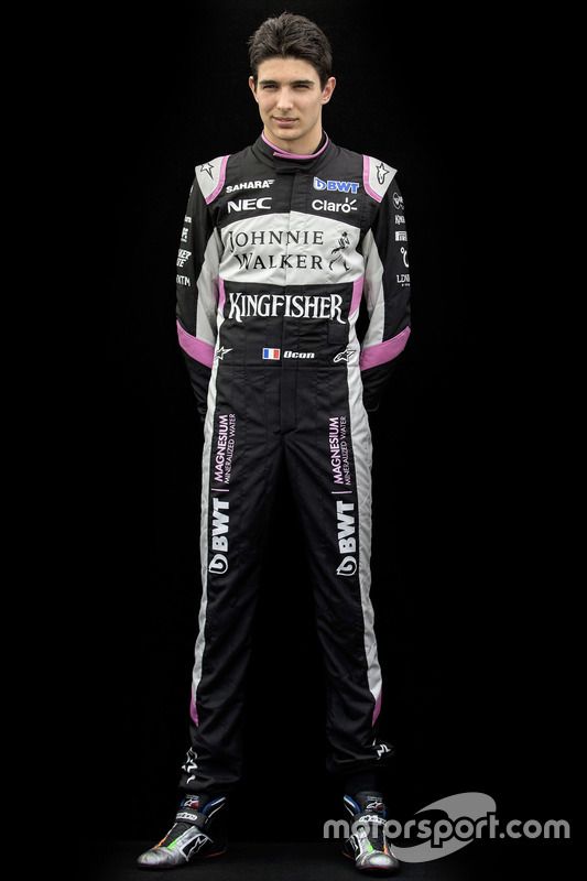 Esteban Ocon f1 Racing Suit 2017
