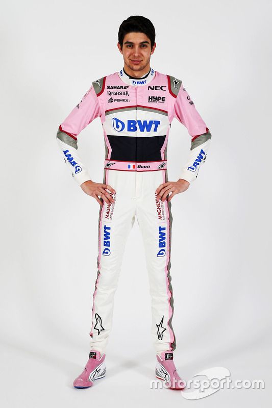 Esteban Ocon f1 Racing Suit 2018