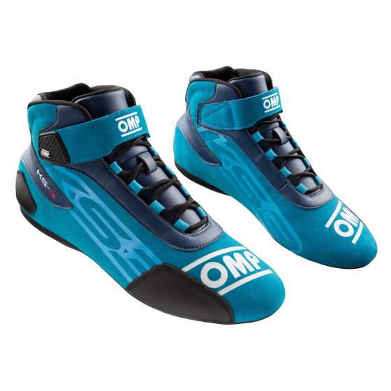 Guanti da kart OMP KS-2R Blu Navy-Cyan