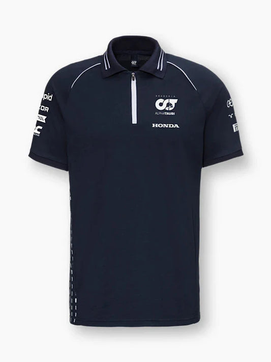 Scuderia AlphaTauri F1 2023 Men's Team Polo Shirt -NAVY