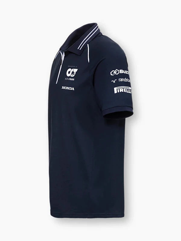 Scuderia AlphaTauri F1 2023 Men's Team Polo Shirt -NAVY