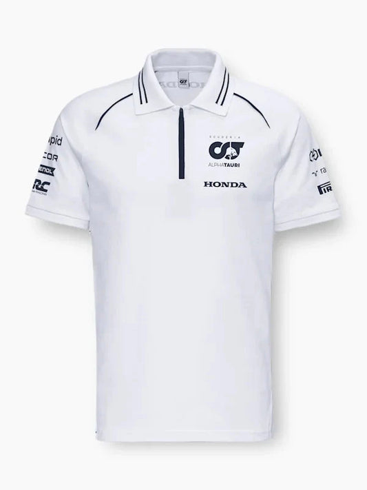 Scuderia AlphaTauri F1 2023 Men's Team Polo Shirt -White
