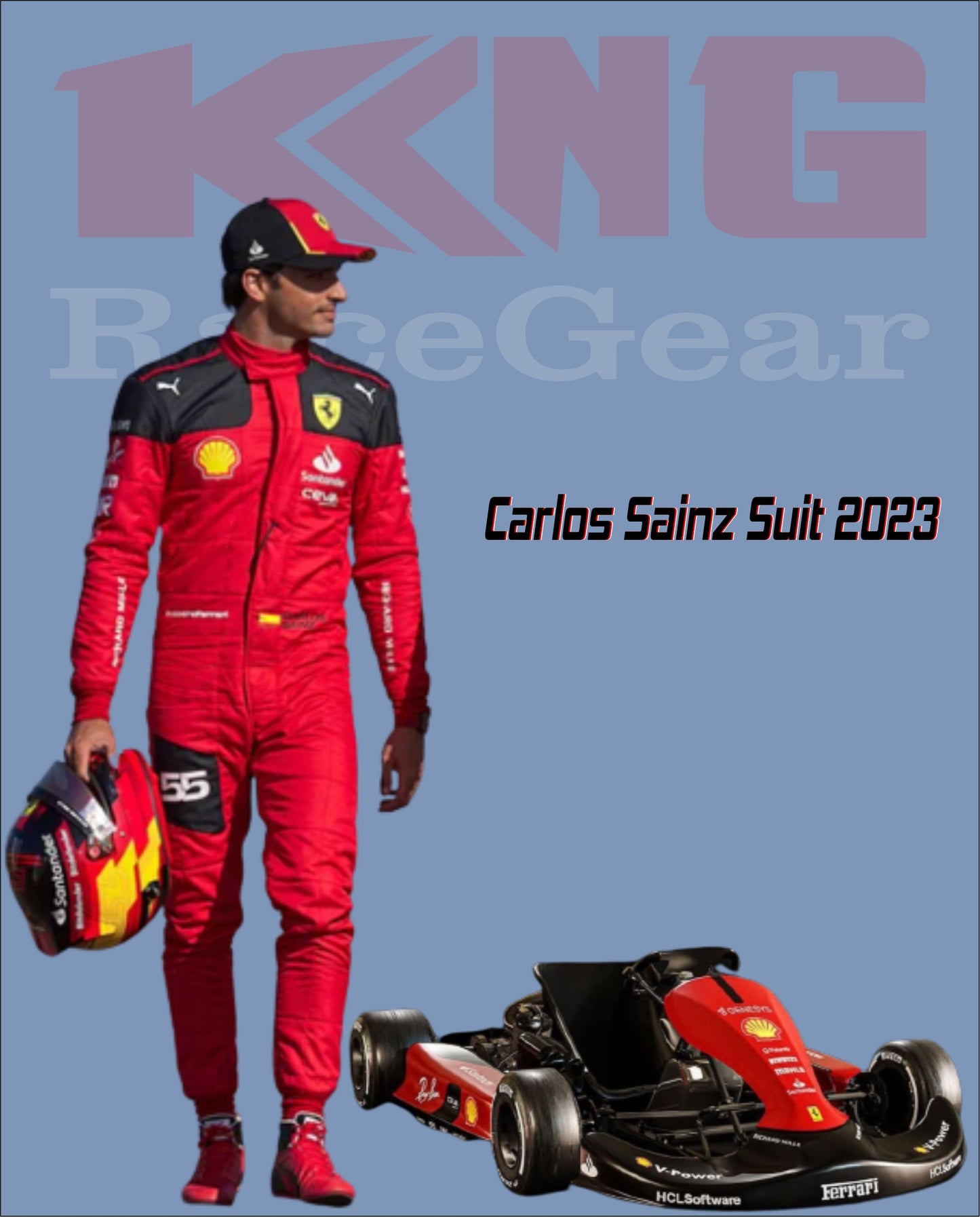 Carlos Sainz F1 Race suits 2023