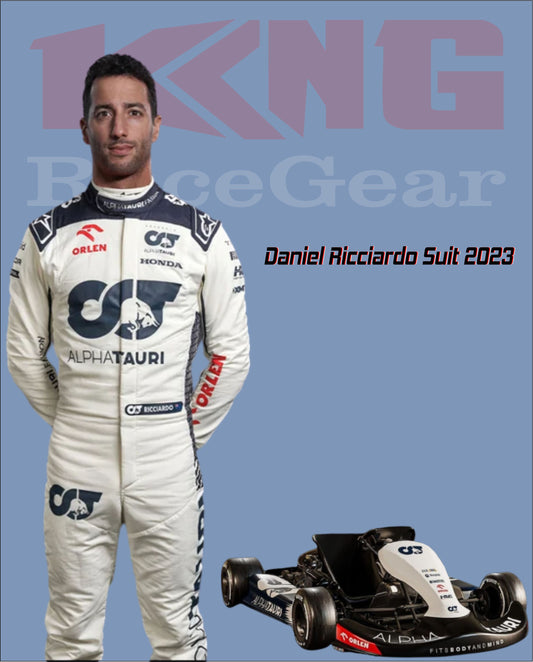 2023 Daniel Ricciardo Alphatauri F1 Race Suit
