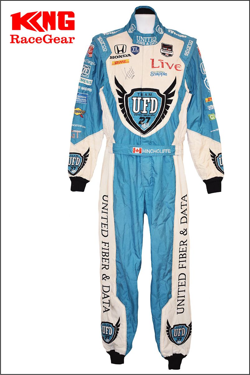 2014 James Hinchcliffe Autosport IndyCar Race Worn Suit