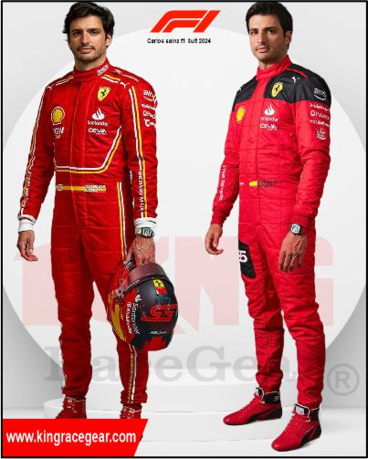 Carlos Sainz Scuderia Ferrari F1 Race suit 2024