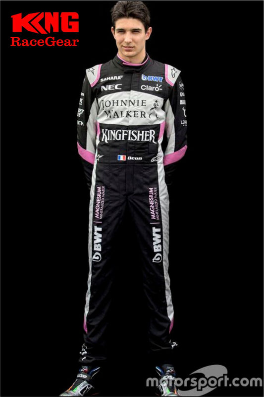 Esteban Ocon f1 Racing Suit 2017