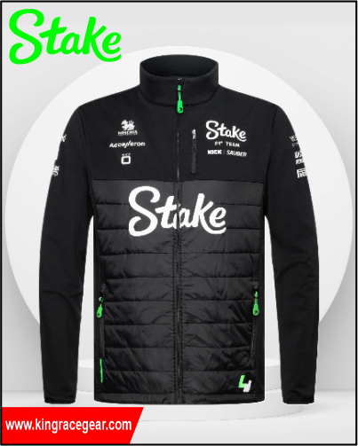 Stake F1 Kick Sauber 2024 Team Seasonal Jacket - Black