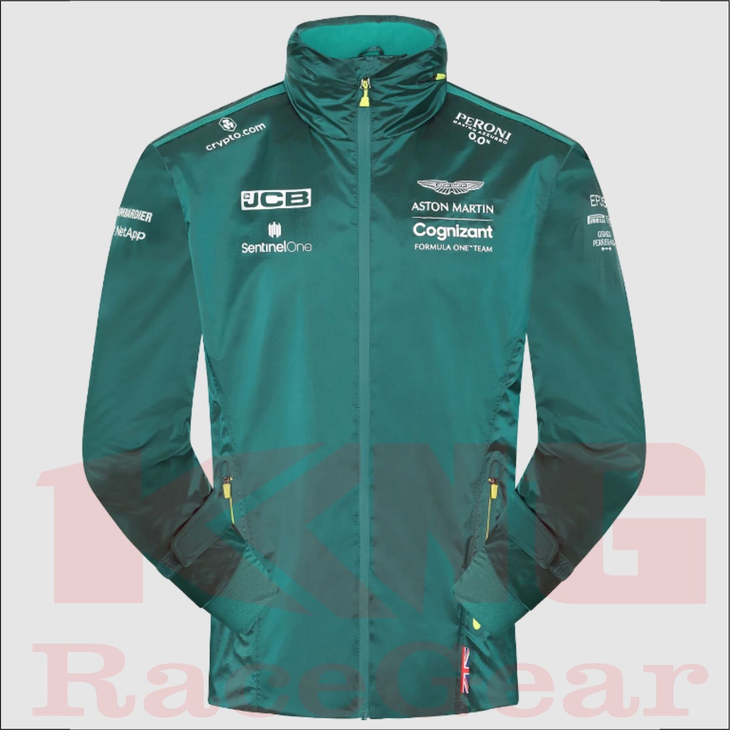 Aston Martin Aramco Cognizant F1 2023 Official Team Rain Jacket