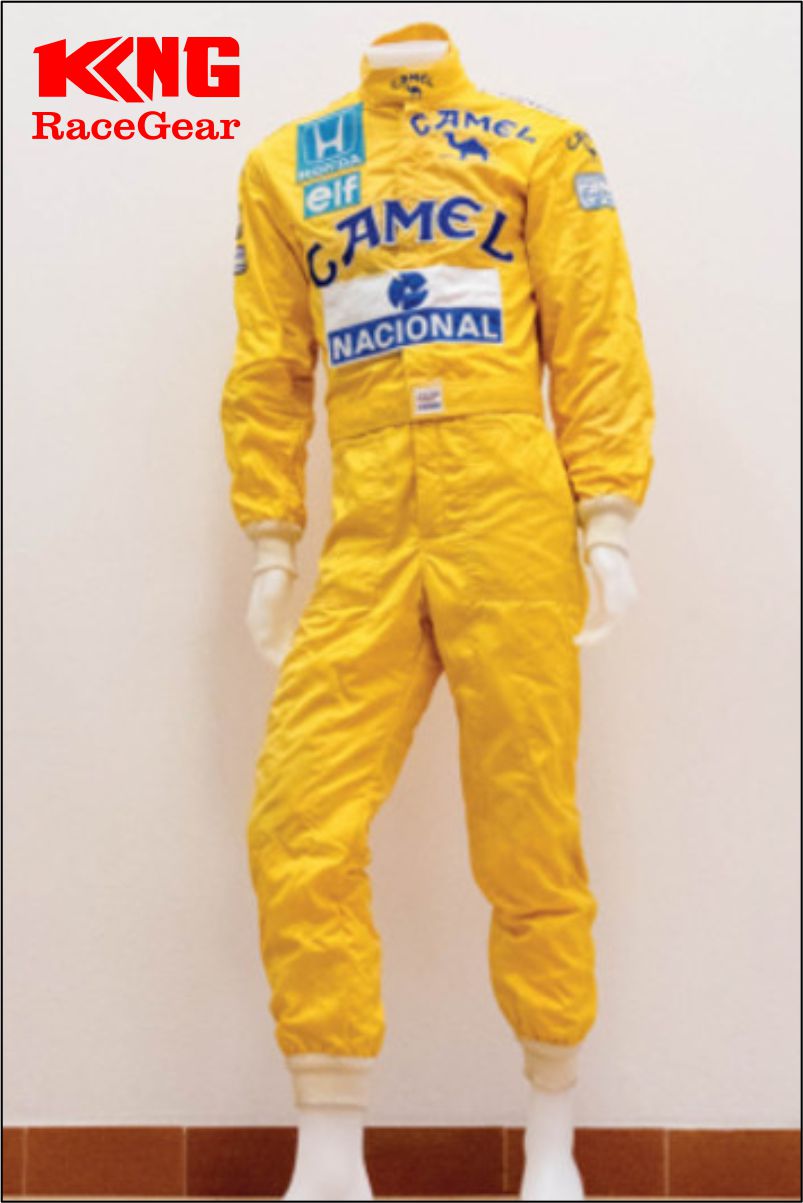 Ayrton Senna Camel 1987 F1 Racing Suit / KING RACEGEAR – King Racegear