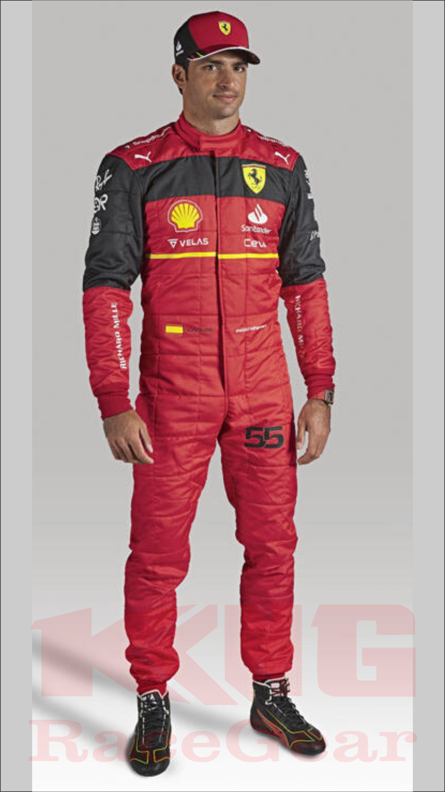 Carlos Sainz Race Scuderia Ferrari F1 Suit 2023
