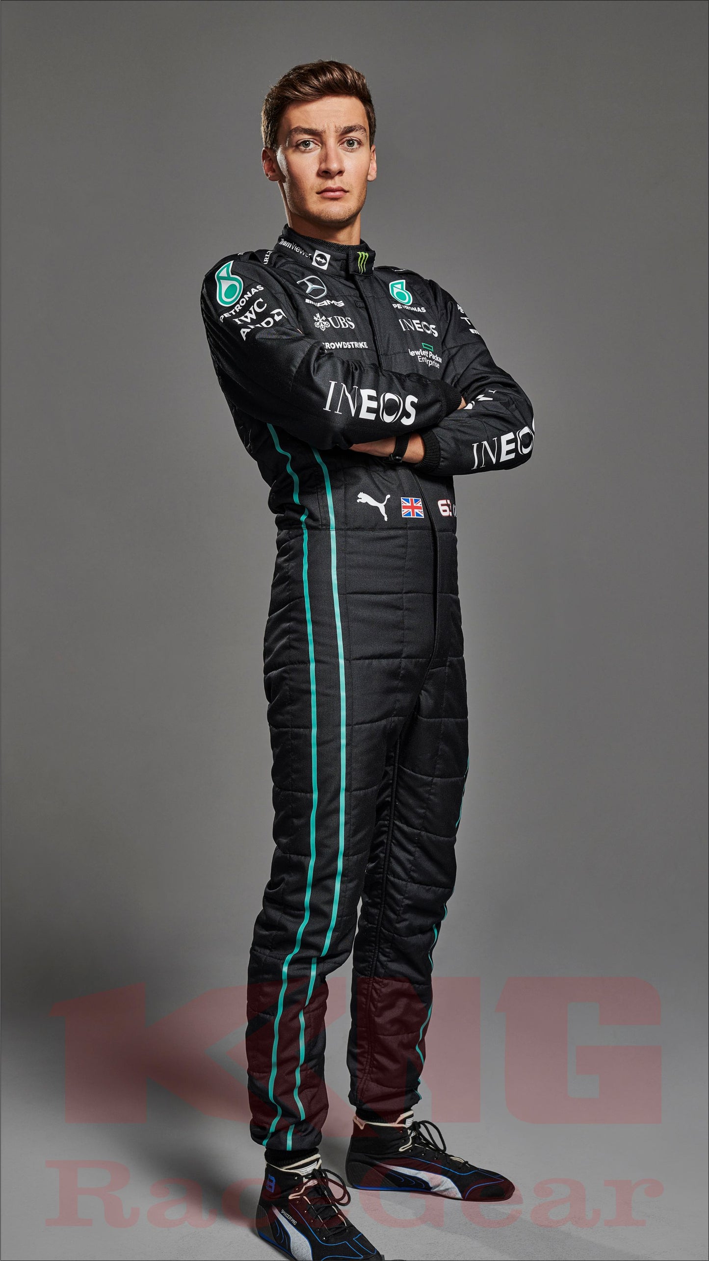 2022 George Russell Mercedes F1 Suit