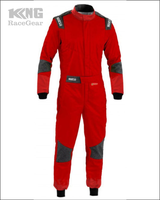 Sparco Futura Race Suit - Red/Grey