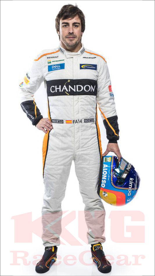 Fernando Alonso 2018 McLaren F1 Race Suit