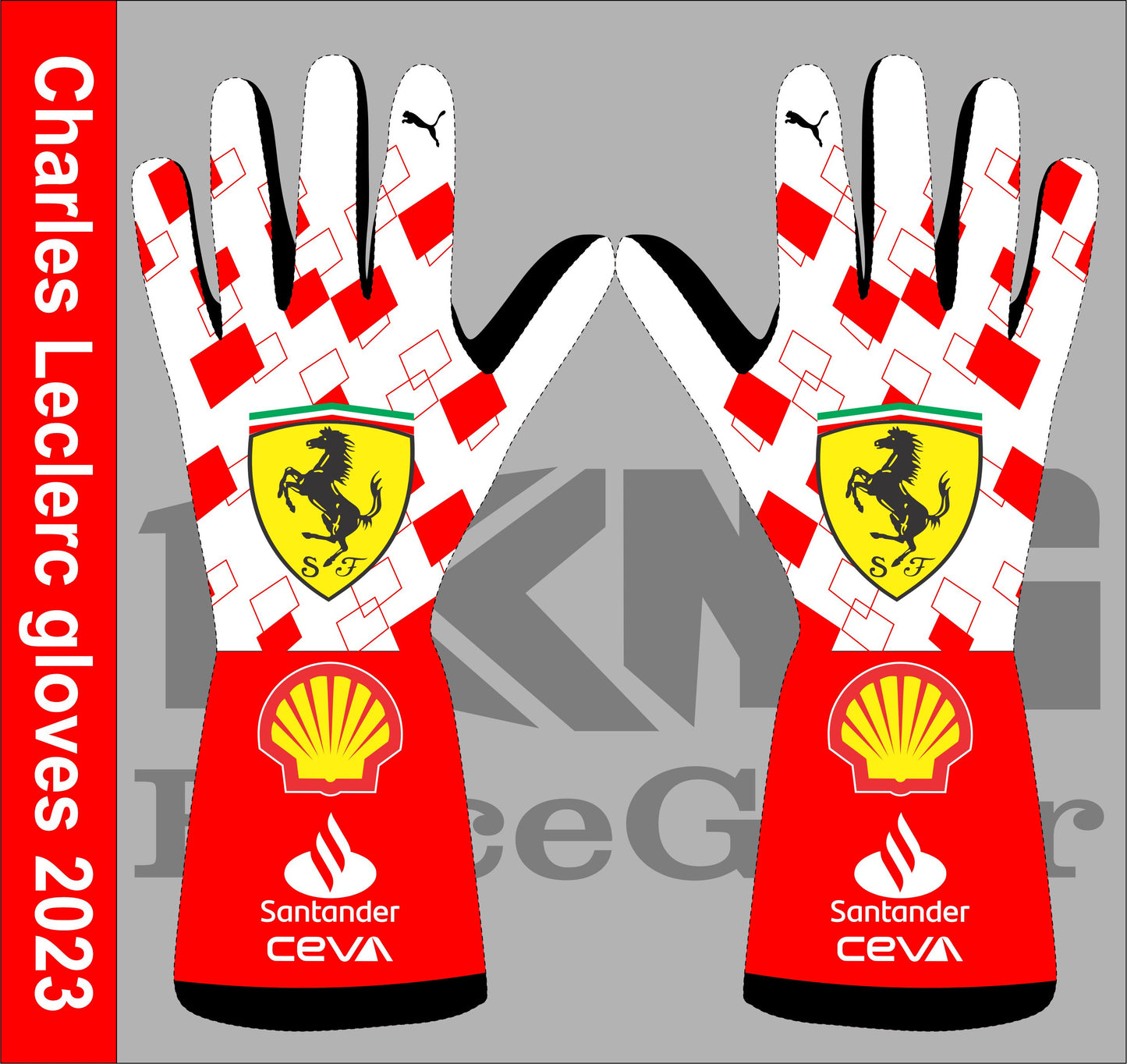 New Charles Leclerc gloves 2023