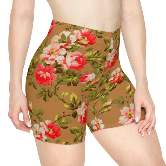 Women's Floral Biker Shorts