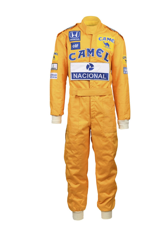 Ayrton Senna Camel F1 Racing Suit