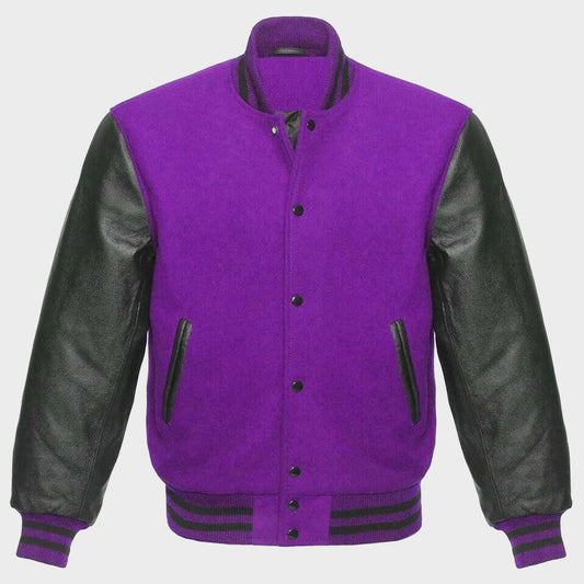 Purple Women's Varsity Jacket