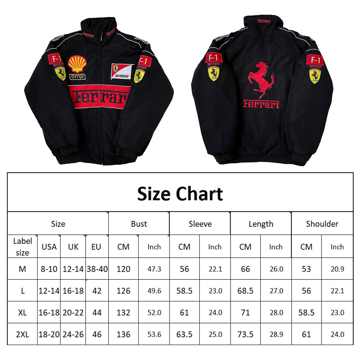 Vintage Ferrari F1 Jacket Red