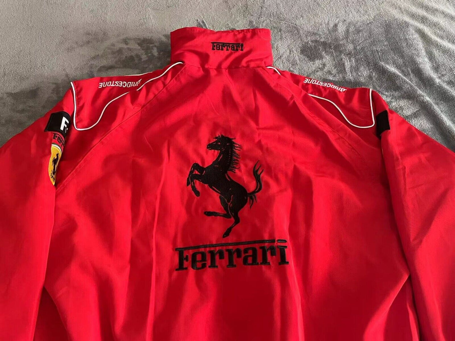 Vintage red sales ferrari jacket