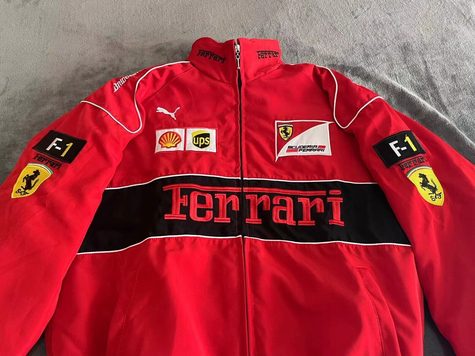 Vintage Ferrari F1 Jacket Red / KING RACEGEAR – King Racegear