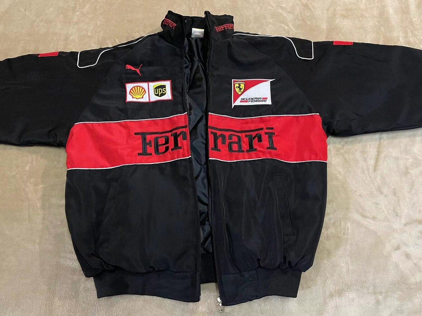 Vintage F1 Ferrari Jacket Black