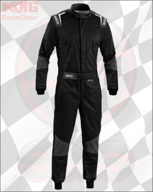 Sparco Futura Race Suit - Black/Grey