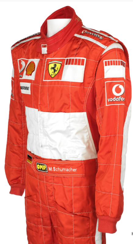 2006 Michael Schumacher Hungarian GP Scuderia Ferrari F1 Race Suit