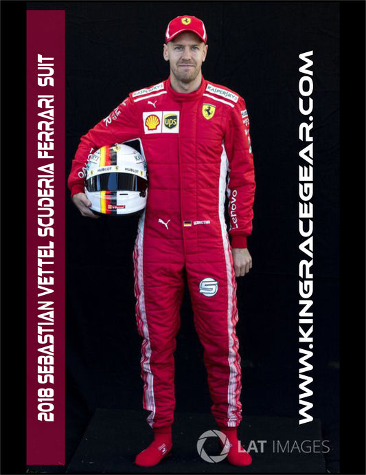 2018 Sebastian Vettel Scuderia Ferrari  Suit