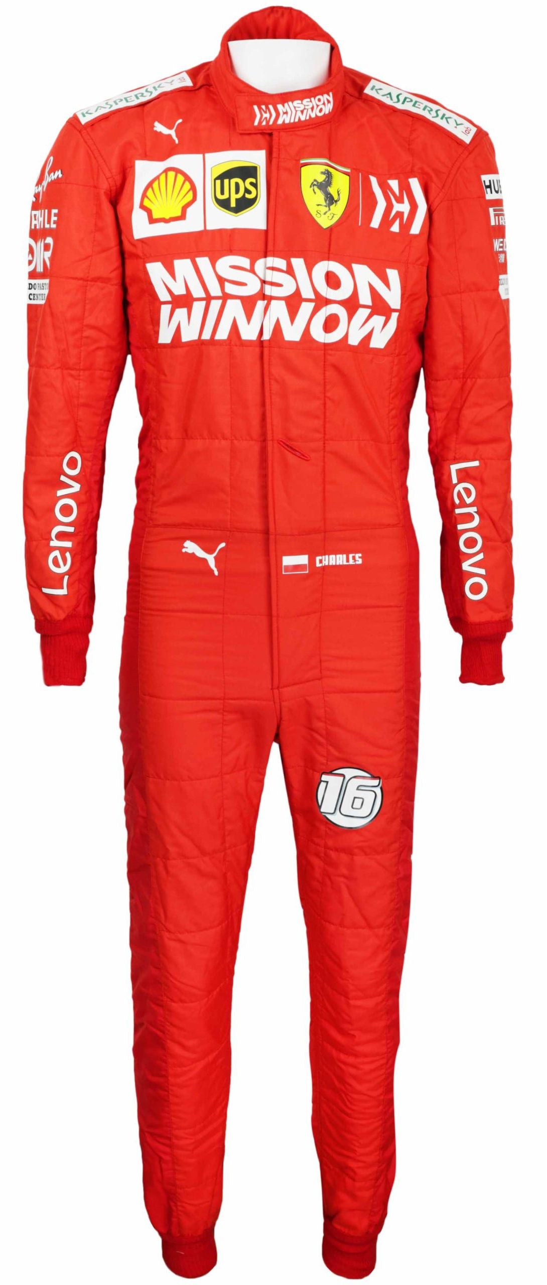 2019 Charles Leclerc Mission Scuderia Ferrari Suit