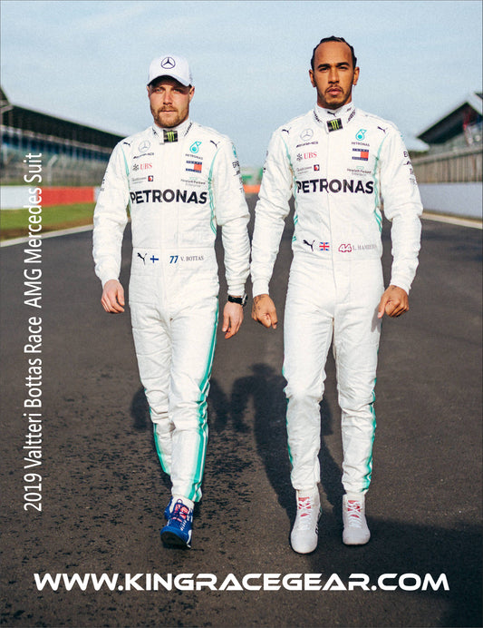 2019 Valtteri Bottas Race Worn AMG Mercedes F1 Suit