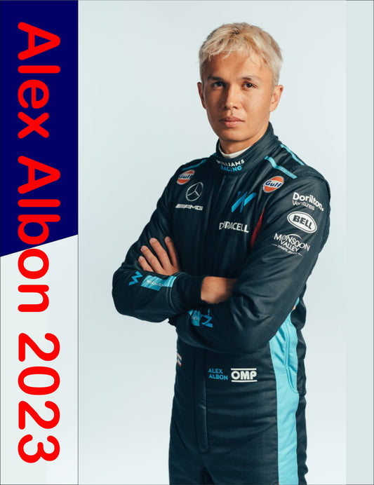 2023 Alex Albon Race Suit F1 Williams Racing