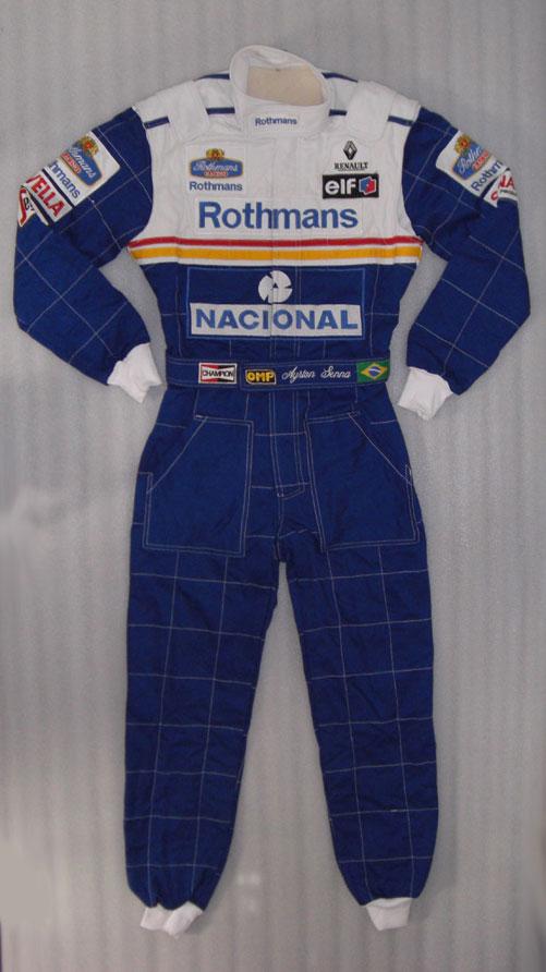 Ayrton Senna 1994 racing suit / Team Williams F1 Rothmans