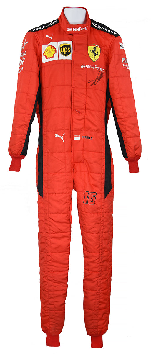 2020 Charles Leclerc Race  Scuderia Ferrari F1 Suit Approved CIK/FIA Level 2