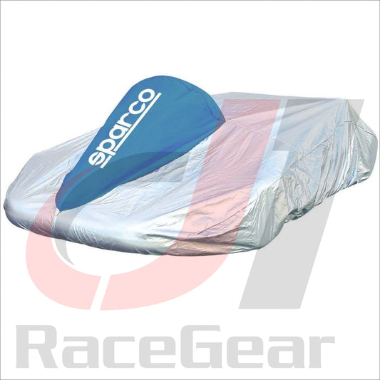 Sparco Italy Kart Cover silver and blue